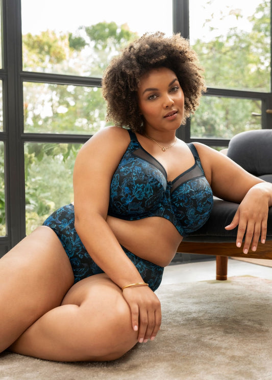 Goddess Kayla Banded Bra in Ornate