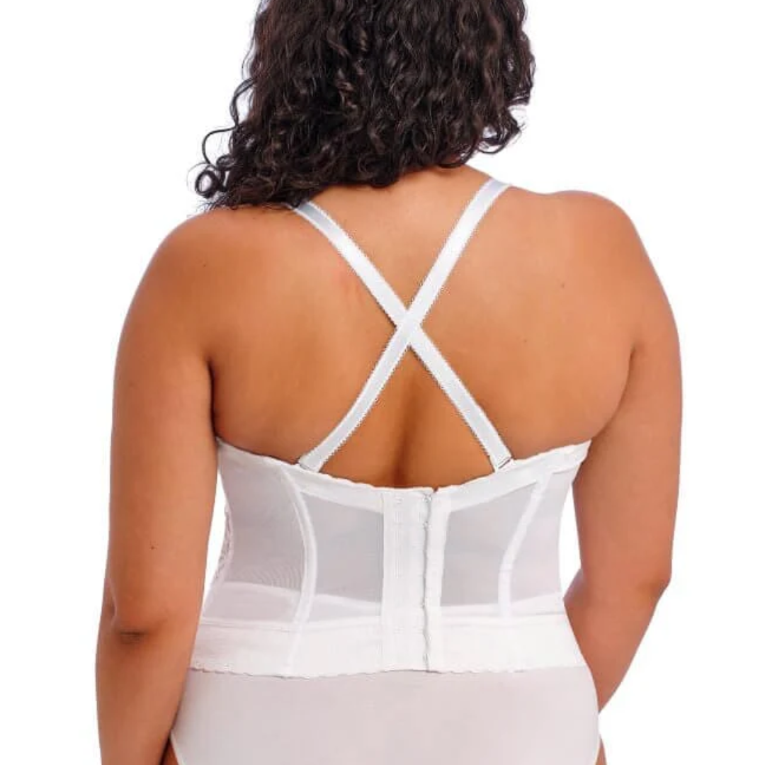 Goddess Lace Bridal Lace Bustier White