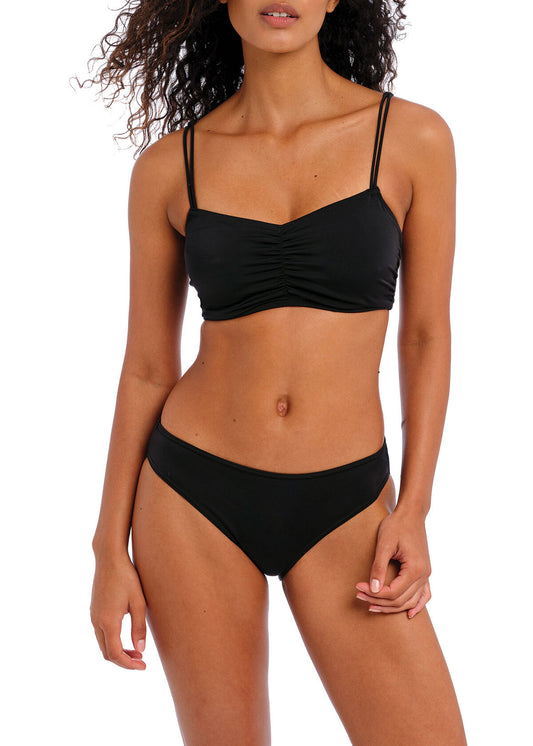 Freya Jewel Cove Bralette Bikini Top Black