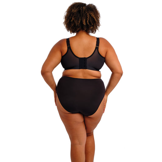 Goddess Celeste Soft Cup Bra in Black, back