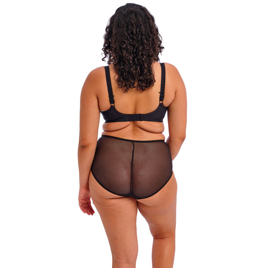 Charley Plunge Bra in Jet, back