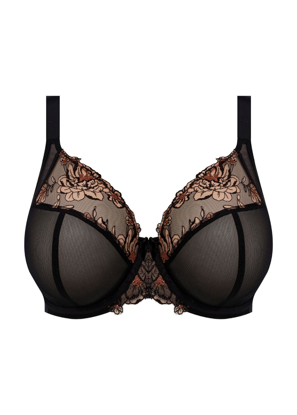 Elomi Teagan Plunge Bra Black/Almond