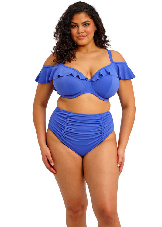 Elomi Plain Sailing Bardot Bikini Top Azure