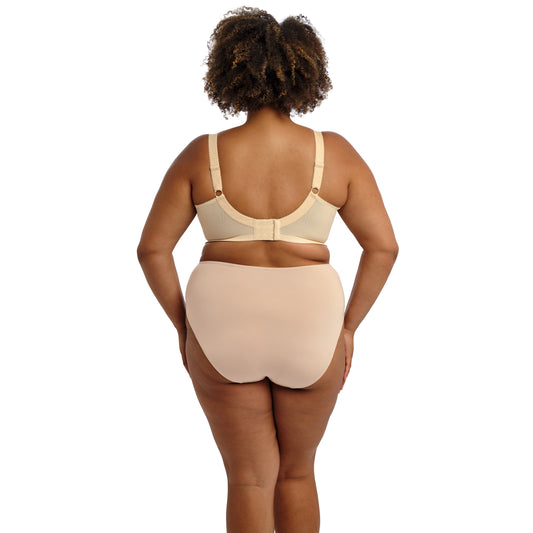 Goddess Keira Banded Bra in Nude, back