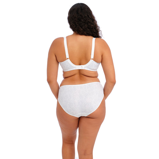 Morgan Stretch Banded Bra in White, back