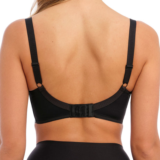 Fantasie Smoothing Underwire Balcony Bra in Black, back