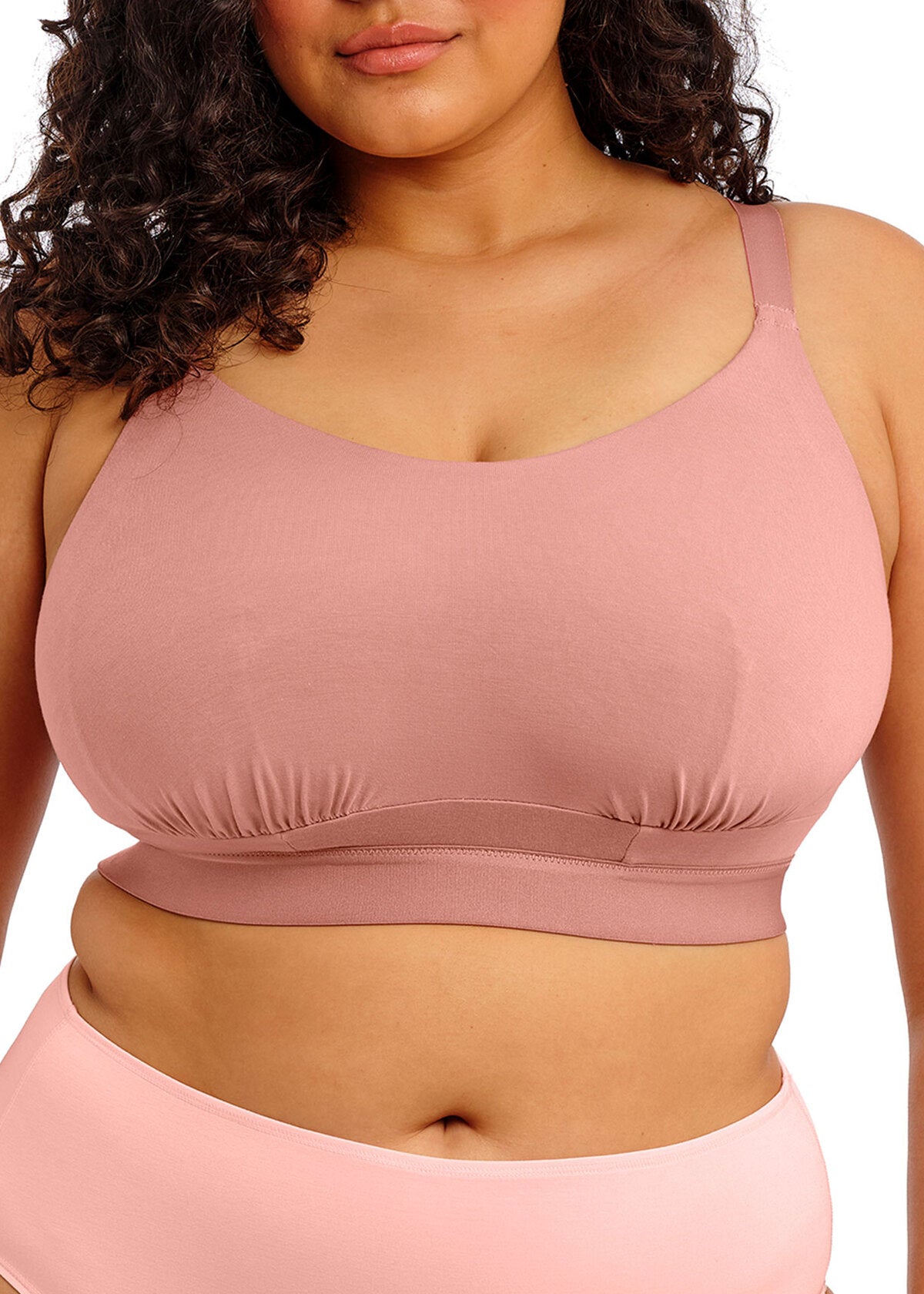 Elomi Downtime Bralette - Ash Rose