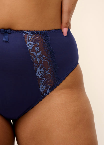 Elomi Morgan High Leg Brief - Midnight