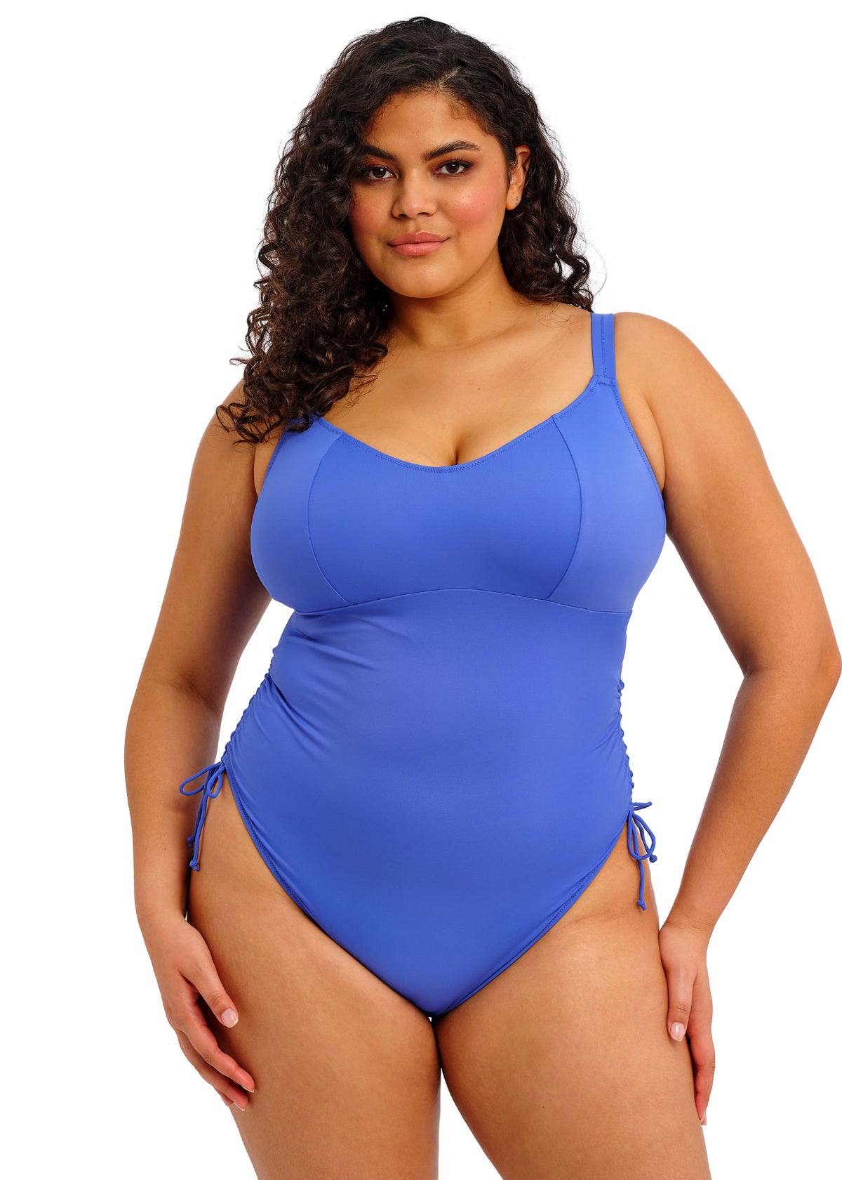 Elomi Plain Sailing Non Wired Swimsuit - Azure