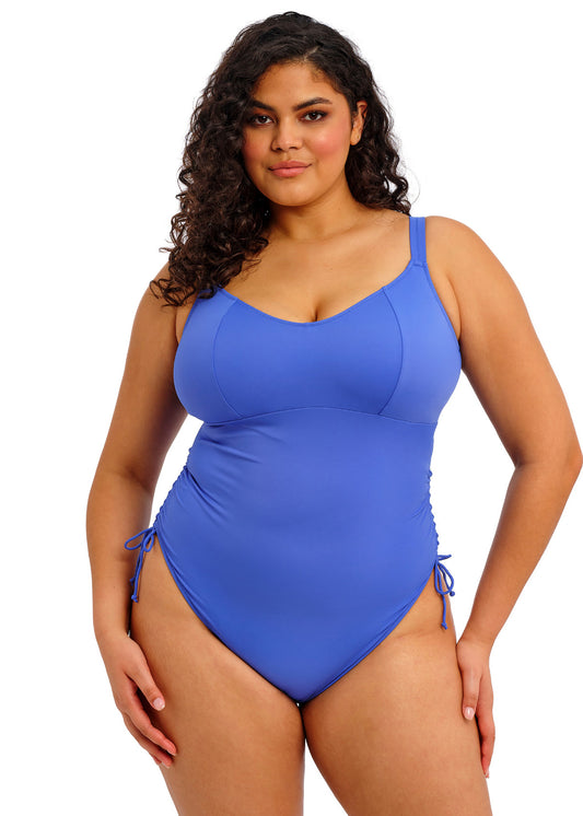 Elomi Plain Sailing Non Wired Swimsuit - Azure