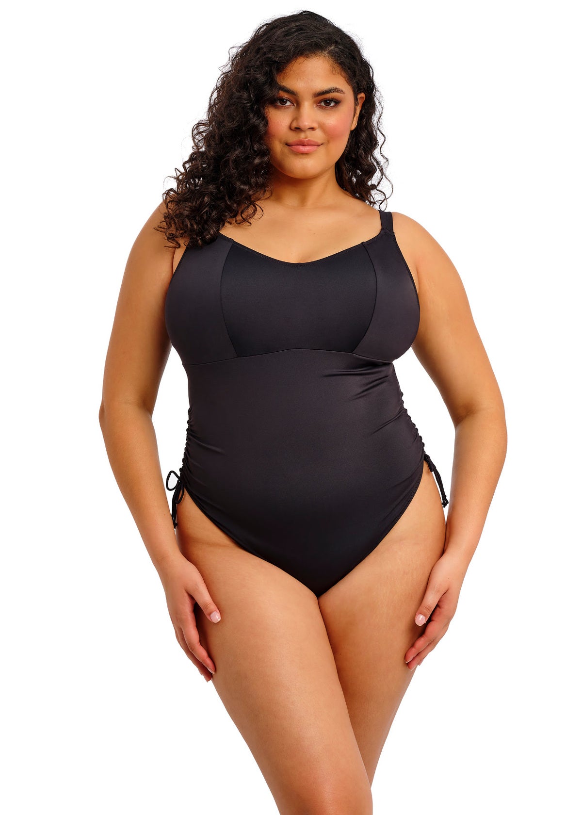 Elomi Plain Sailing Non Wired Swimsuit - Black