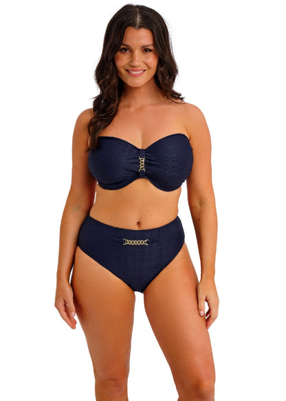 Fantasie Azores Bandeau Bikini Top - Midnight