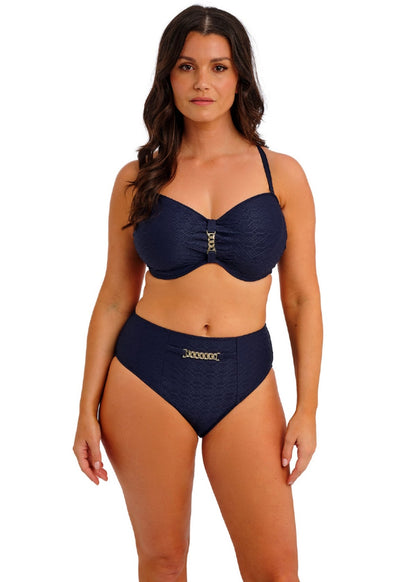 Fantasie Azores Bandeau Bikini Top - Midnight