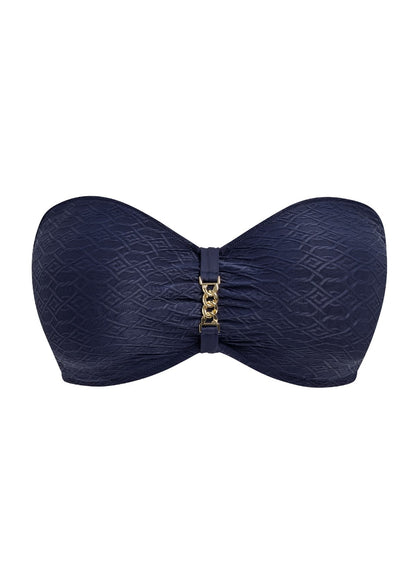 Fantasie Azores Bandeau Bikini Top - Midnight