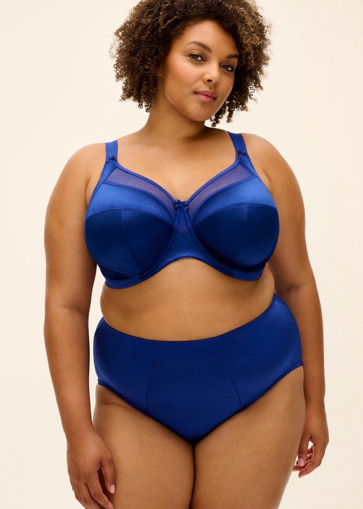 Goddess Keira Banded Bra in Lapis