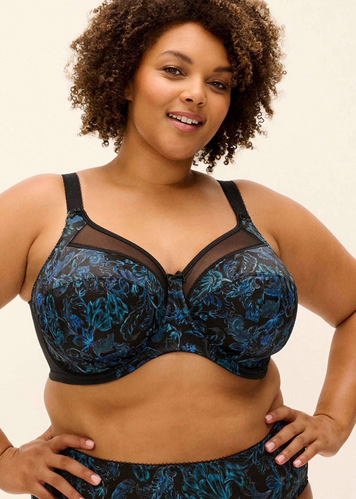 Goddess Kayla Banded Bra in Ornate