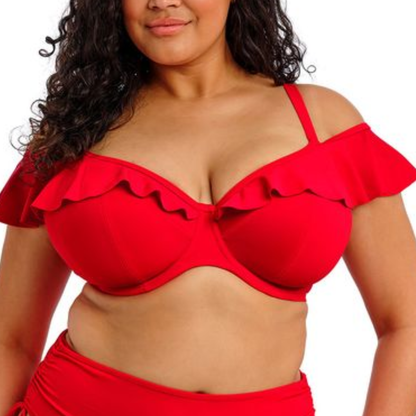 Plain Sailing Bardot Bikini Top