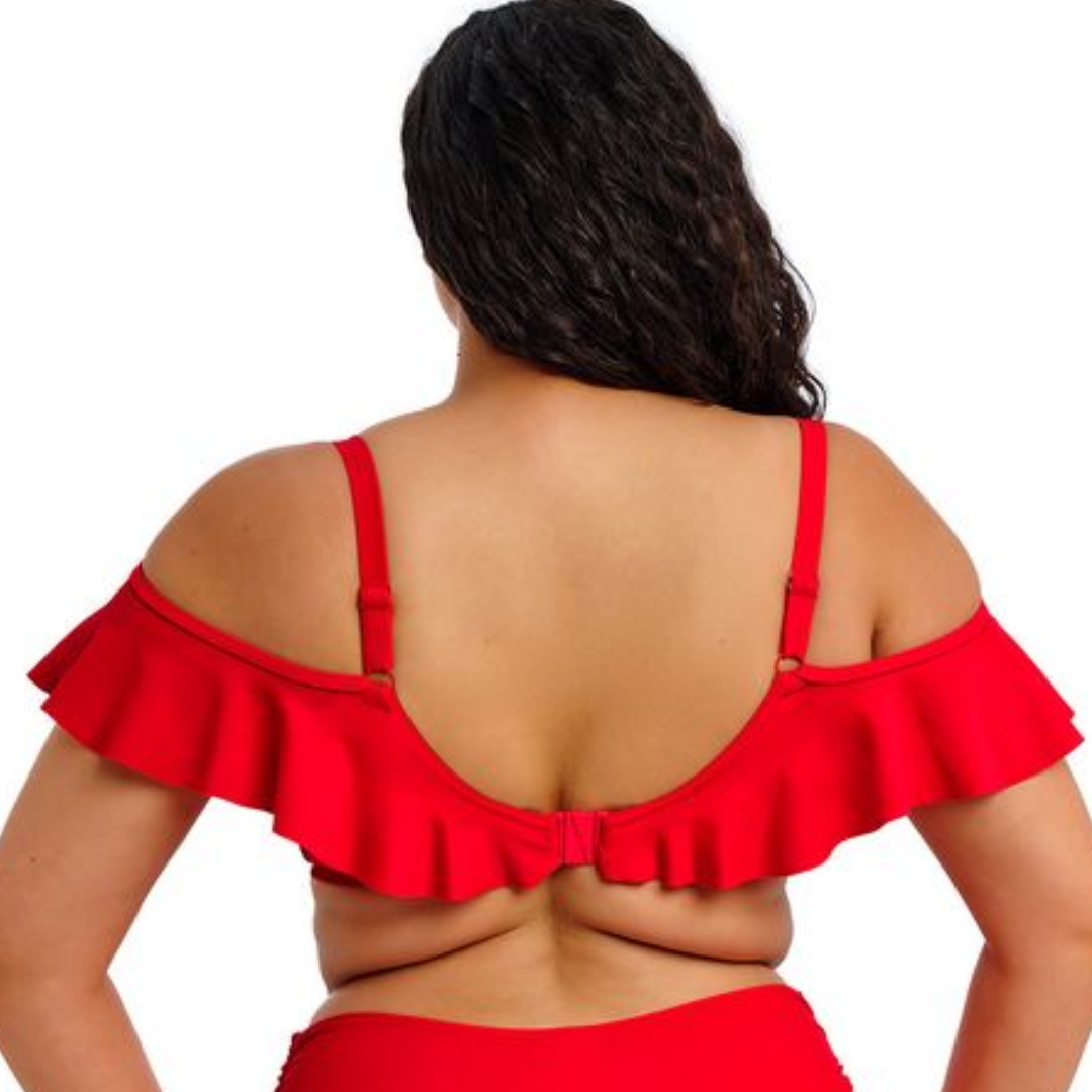 Plain Sailing Bardot Bikini Top
