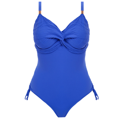 Beach Waves Twist Front Swimsuit