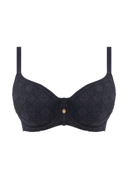 Freya Nomad Nights Sweetheart Bikini Top Black
