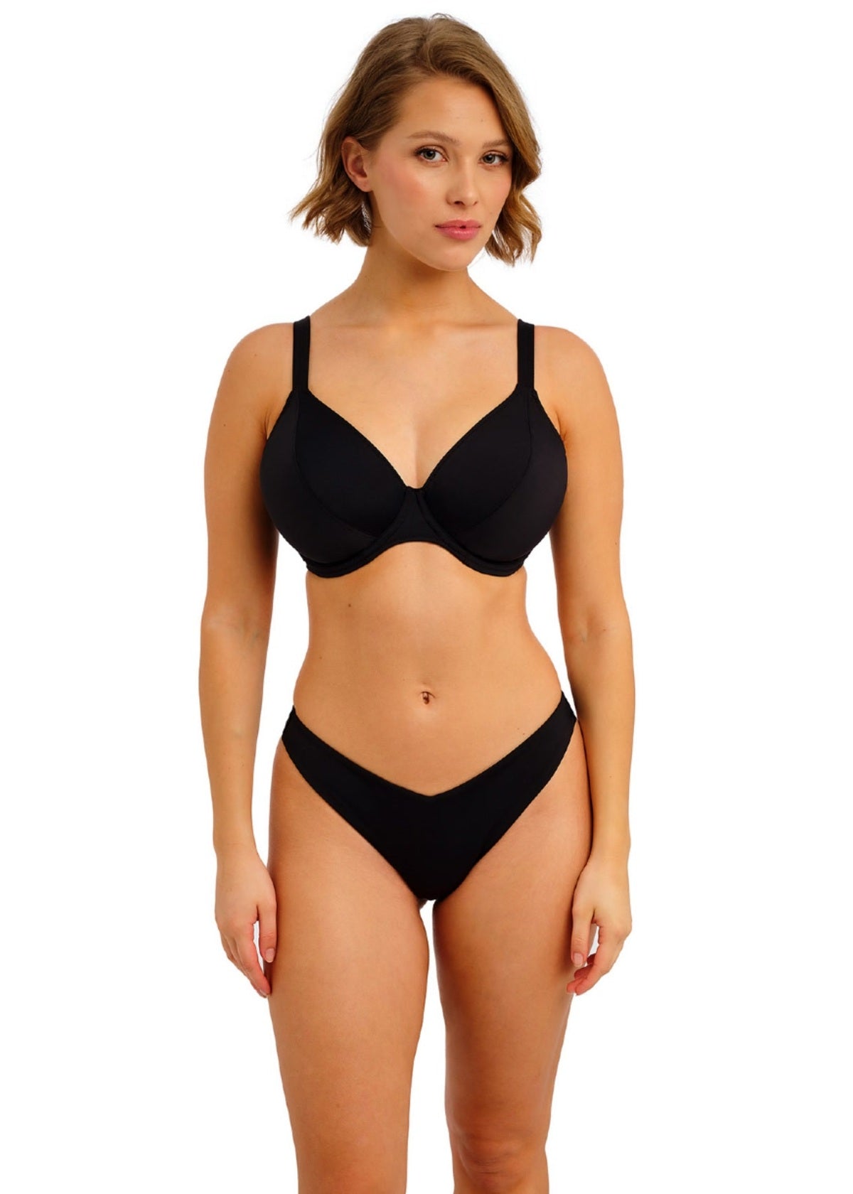 Freya Jewel Cove Bikini Top Black