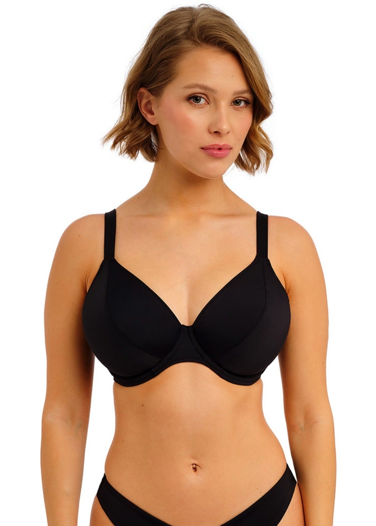 Freya Jewel Cove Bikini Top Black