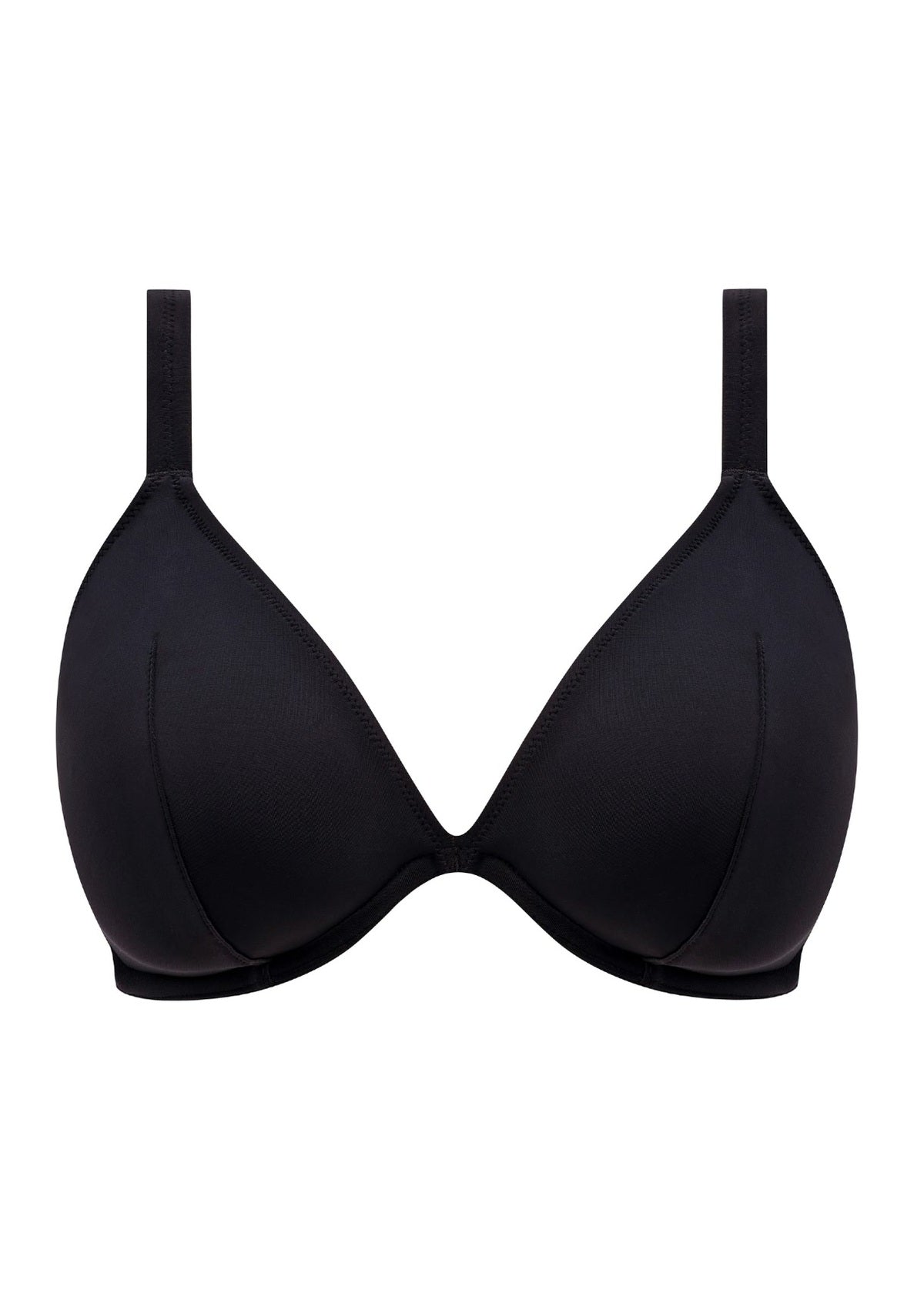 Freya Jewel Cove Plunge Bikini Top Black