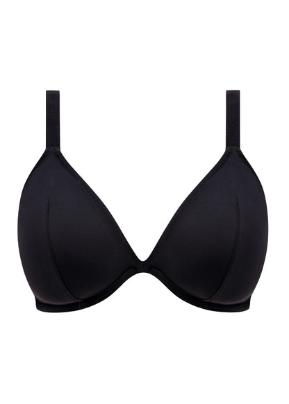 Freya Jewel Cove Plunge Bikini Top Black