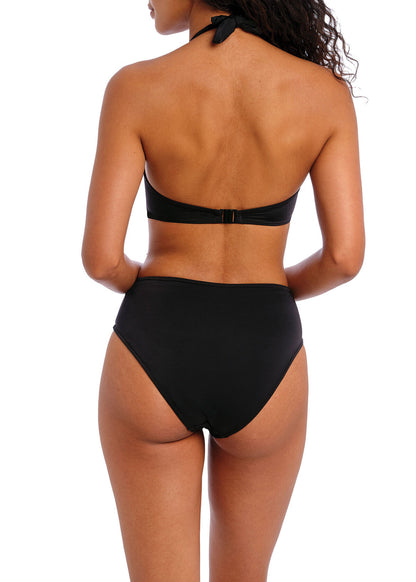 Freya Jewel Cove Halter Bikini Top Black