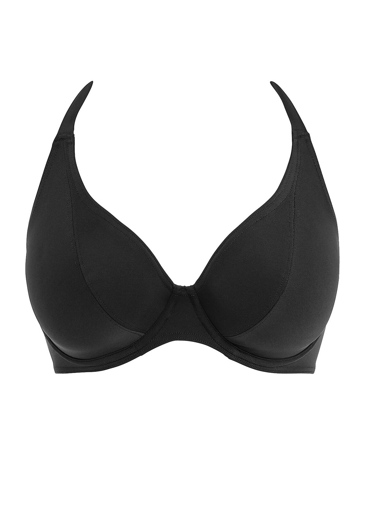 Freya Jewel Cove Halter Bikini Top Black