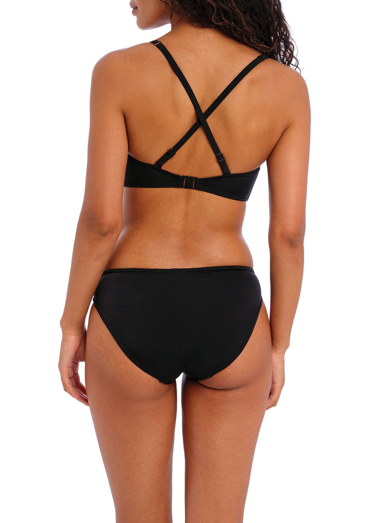 Freya Jewel Cove Bralette Bikini Top Black