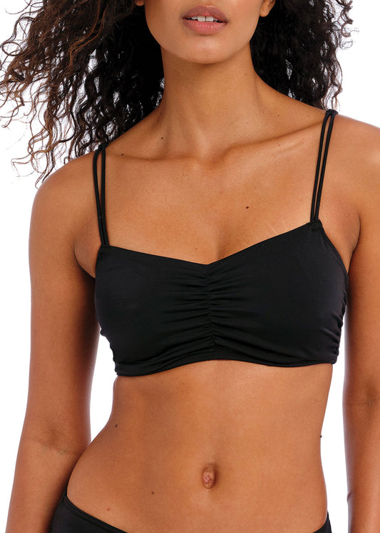Freya Jewel Cove Bralette Bikini Top Black