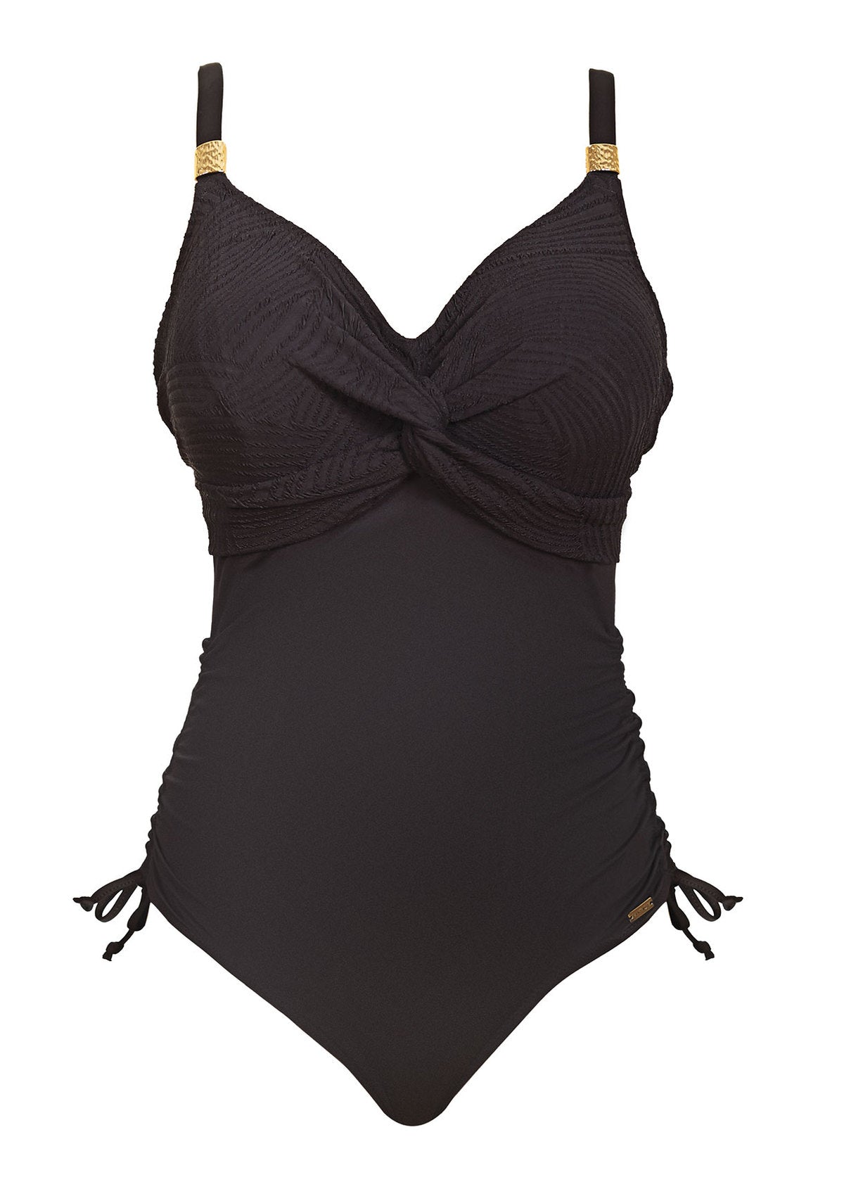 Fantasie Ottawa Twist Front Swimsuit Black