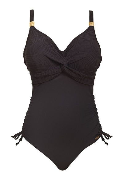 Fantasie Ottawa Twist Front Swimsuit Black