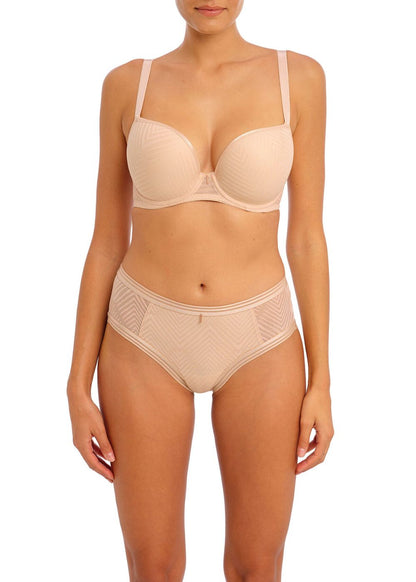 Freya Tailored Moulded Plunge T Shirt Bra Natural Beige