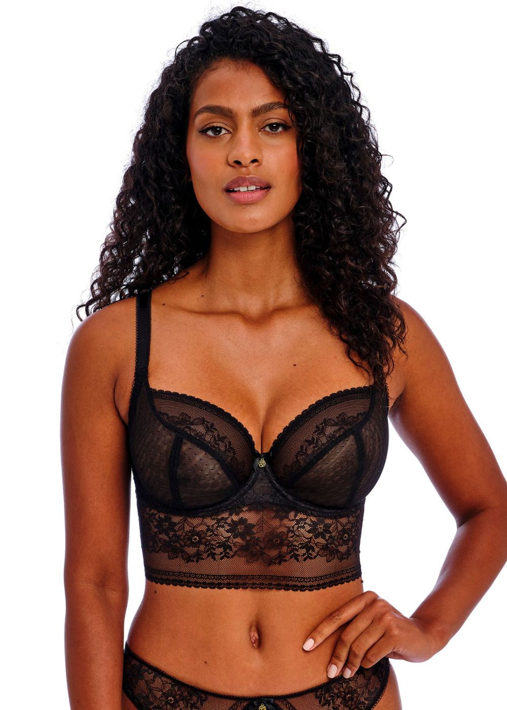 Freya Sydnie Longline Bra - Black