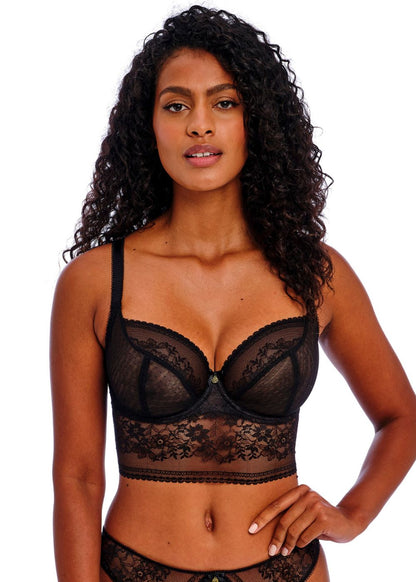Freya Sydnie Longline Bra - Black