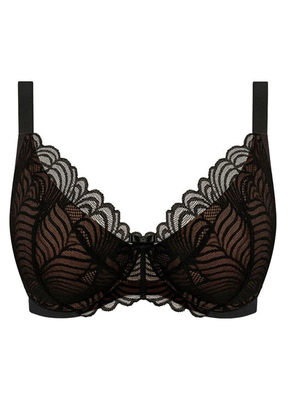 Freya Alanna Padded Plunge Bra - Black