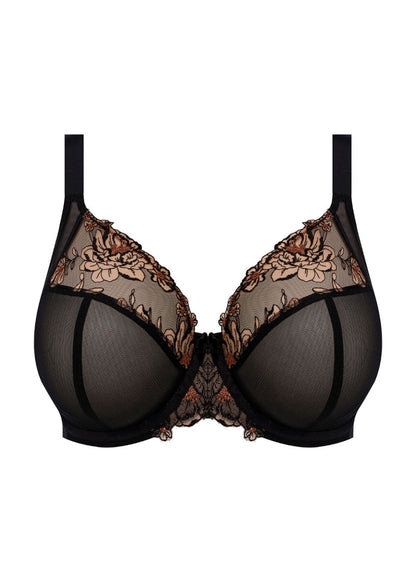 Elomi Teagan Plunge Bra Black/Almond