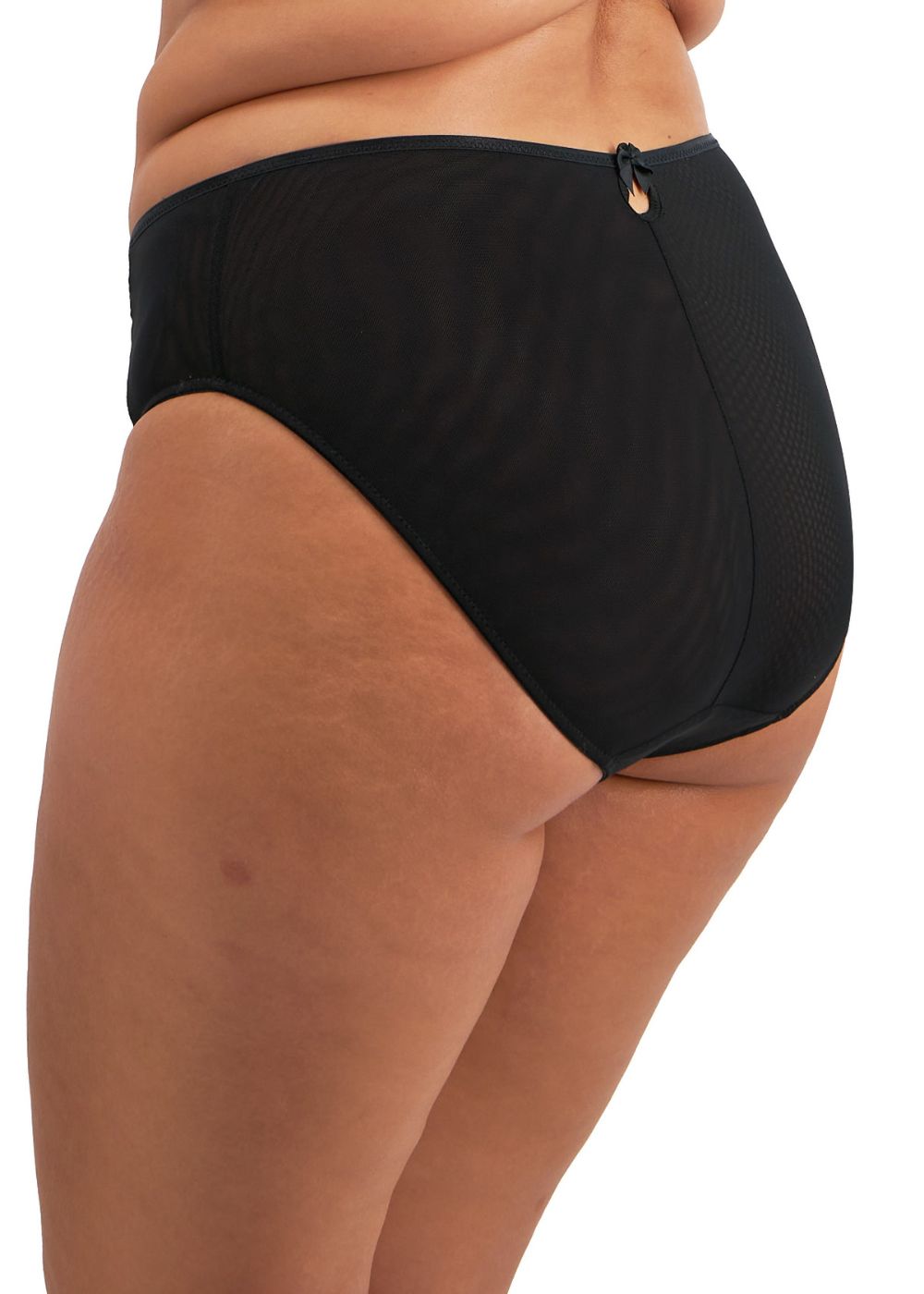 Elomi Teagan High Leg Brief Black/Almond