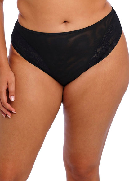 Elomi Nerina High Leg Brief Black
