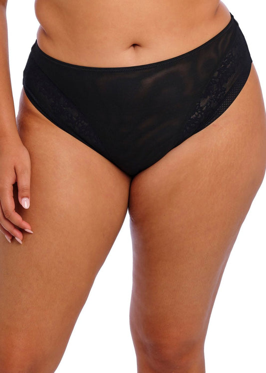 Elomi Nerina High Leg Brief Black