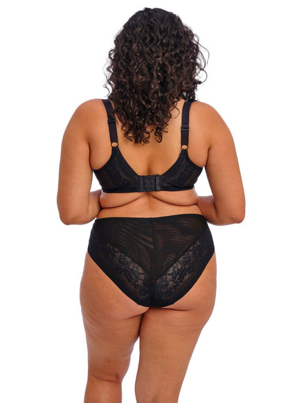 Elomi Nerina High Leg Brief Black