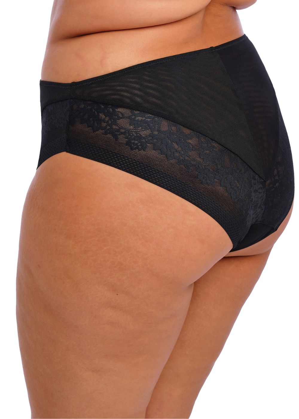 Elomi Nerina High Leg Brief Black