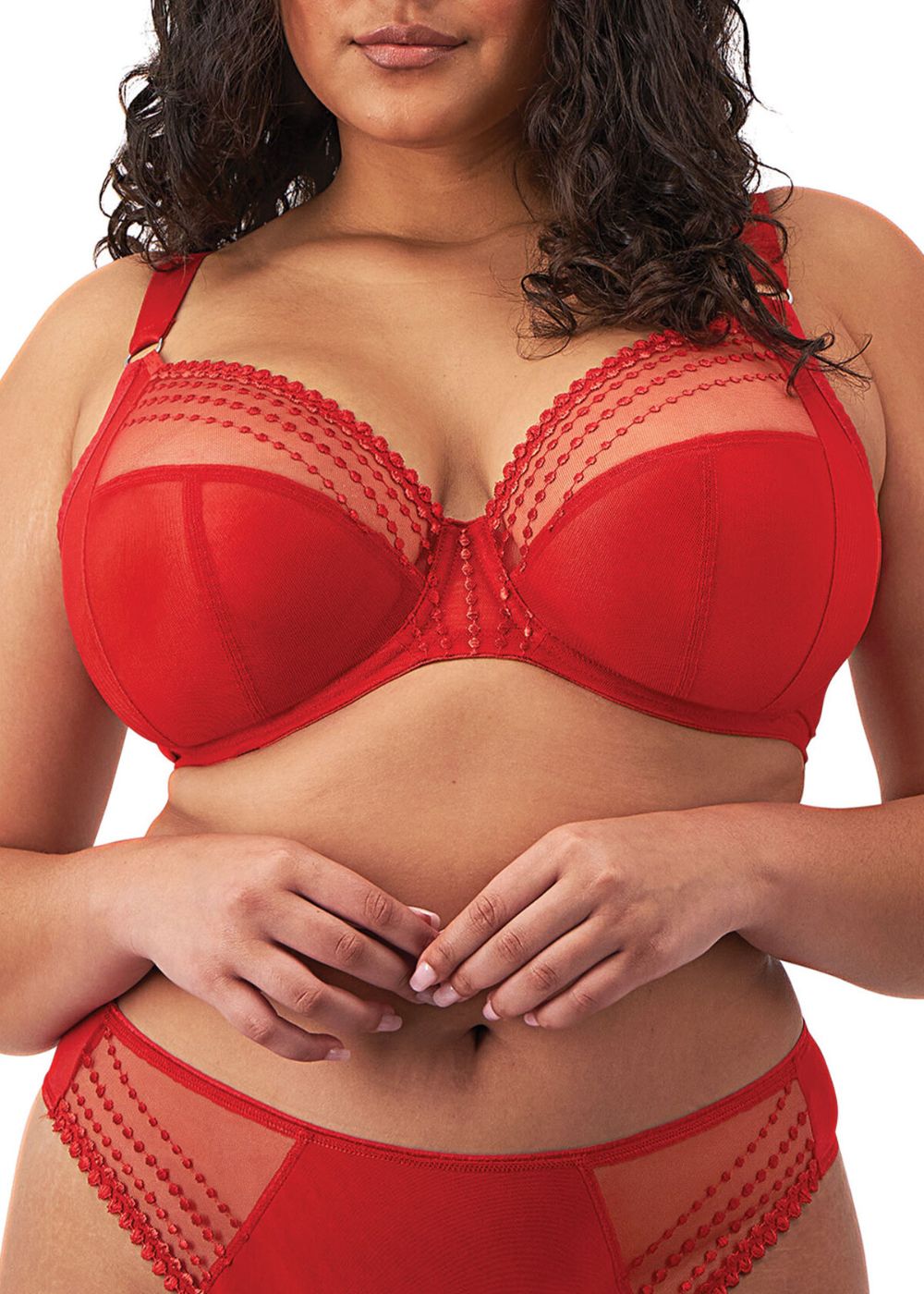 Elomi Matilda Plunge Bra Haute Red