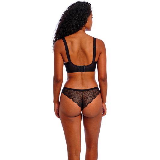 Freya Fancies Balcony Bra in Black, back
