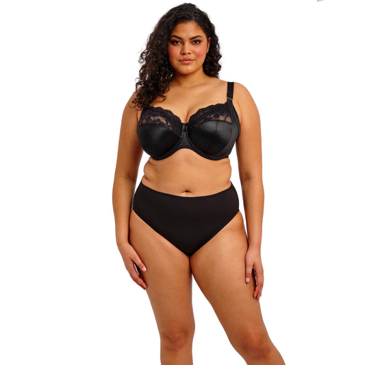 Molly Nursing Bra in Black, front