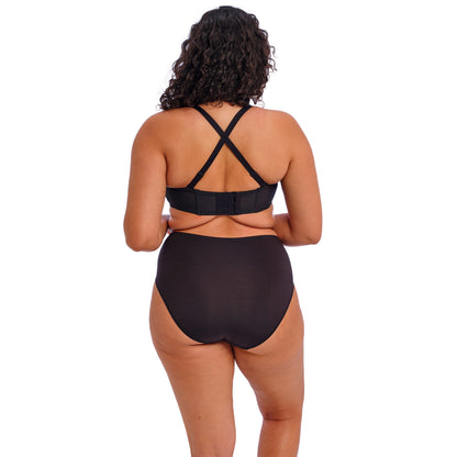 Smooth Moulded Strapless Bra in Black, back