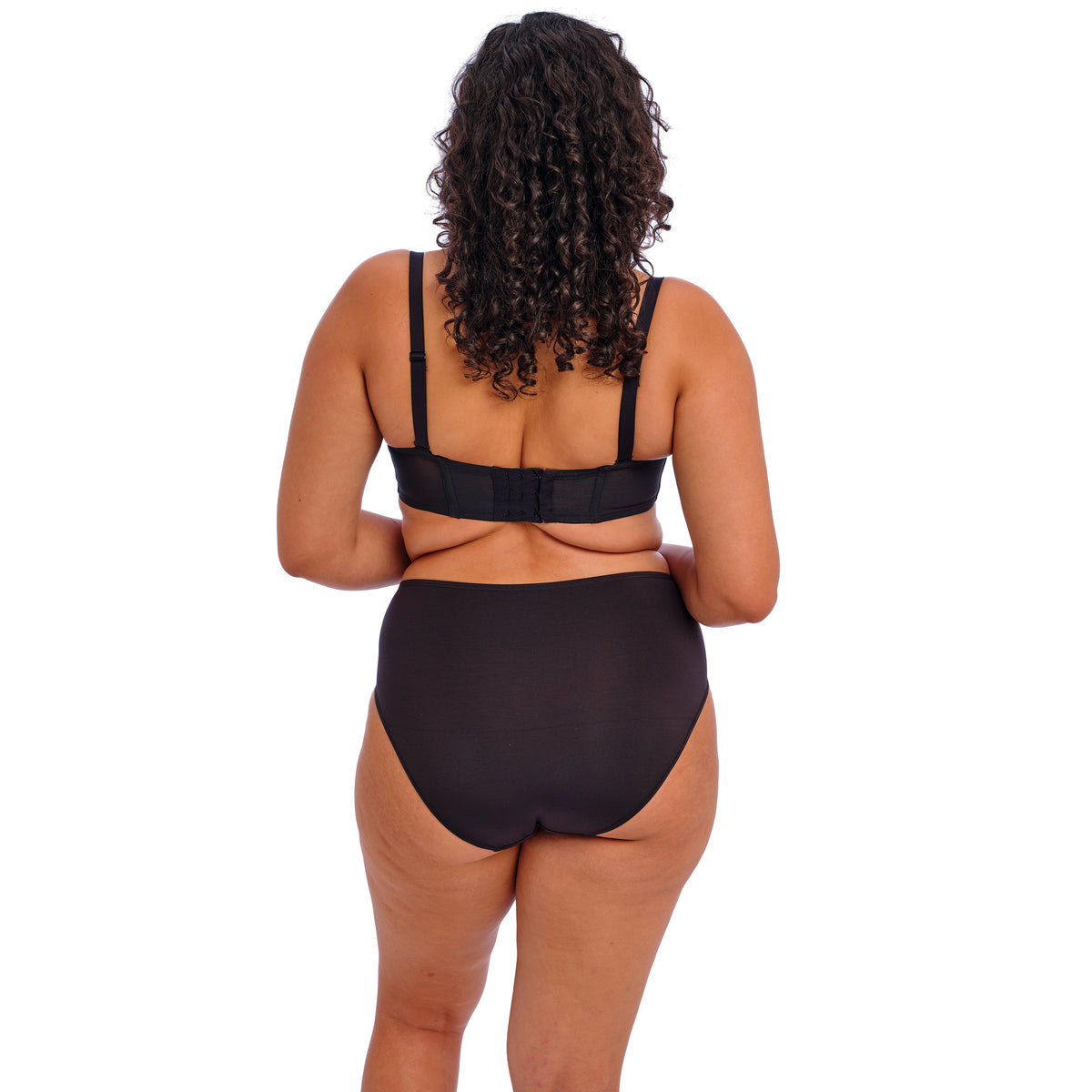 Smooth Moulded Strapless Bra in Black, back