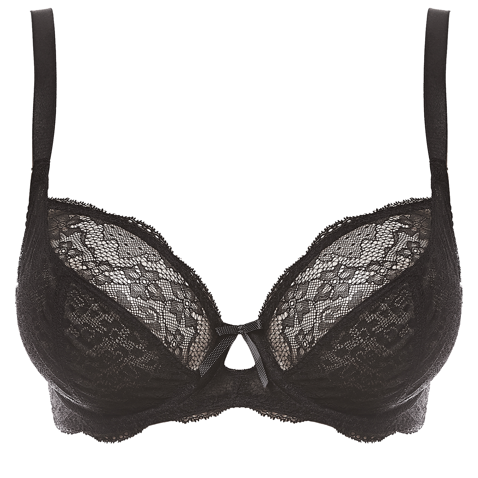 AA1011 freya-fancies-plunge-bra-black